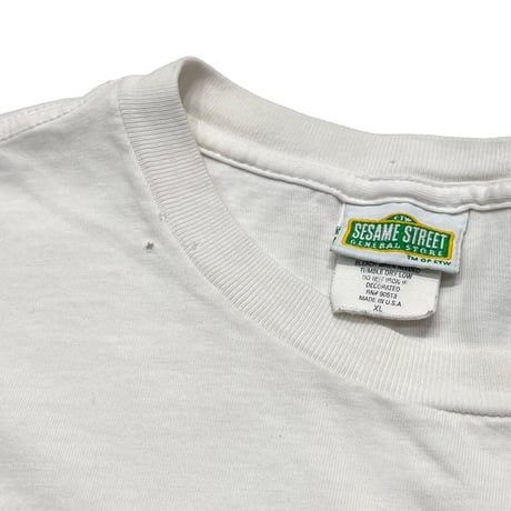 [MORE SALE] SESAME STREET ELMO WHITE SESAMESTREET TAG XL 0670