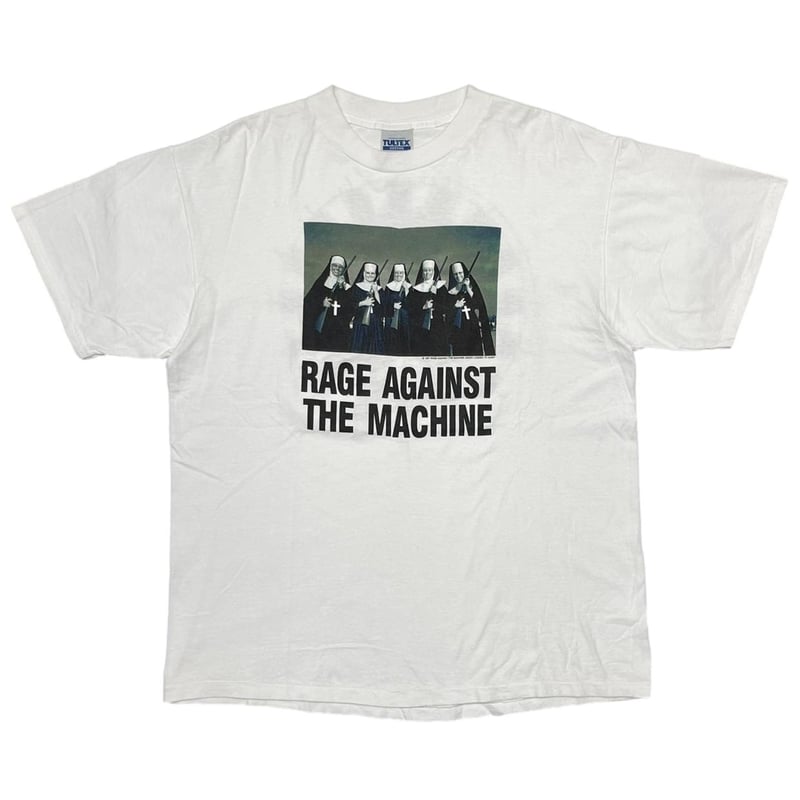 RAGE AGAINST 1997 THE MACHINE NUNS & GUNS WHITE