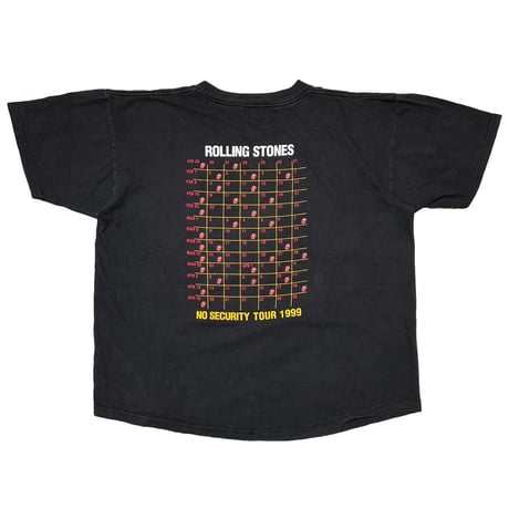ROLLING STONES LIP & TONGUE NO SECURITY TOUR 1999 ALL SPORT XL 6382
