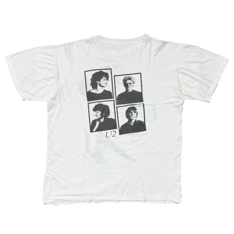 U2 BOY GREEN TEXT WHITE XL 3335