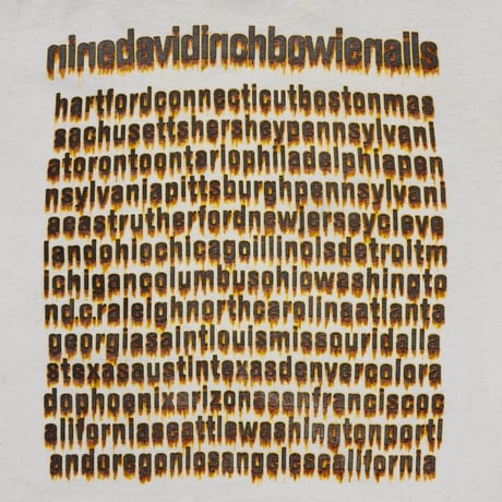 NINE INCH NAILS x DAVID BOWIE 1995 BROCKUM LARGE 5937