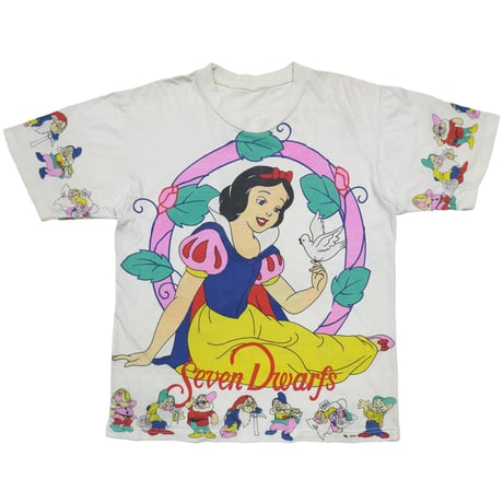 DISNEY VINTAGE Snow White and the Seven Dwarfs OVP WHITE FITS LARGE 7355