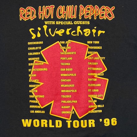 RED HOT CHILI PEPPERS ONE HOT MINUTES 1996 WITH SILVERCHAIR SCREEN STARS XL 2363