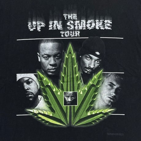 THE UP IN SMOKE TOUR DR.DRE SNOOP DOGG EMINEM ICE CUBE WARREN G. BLACK DELTA LARGE 9413