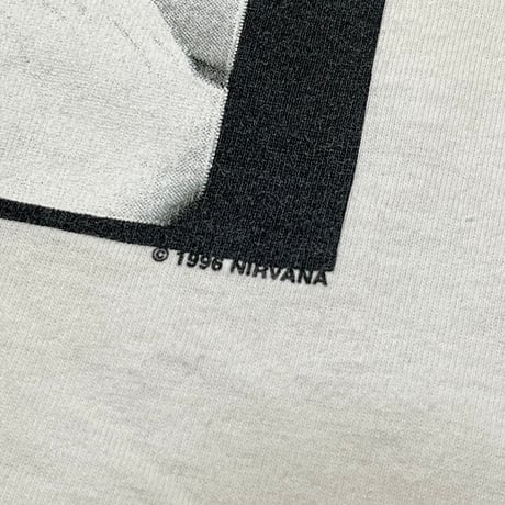 NIRVANA 1996 MEMBER PORTRAIT WHITE TOP HEAVY LARGE 3132