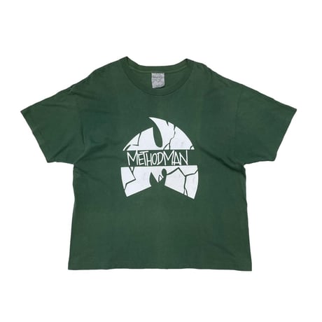 WU-TANG CLAN METHODMAN TEE GREEN XL FIT LIKE XL 66931
