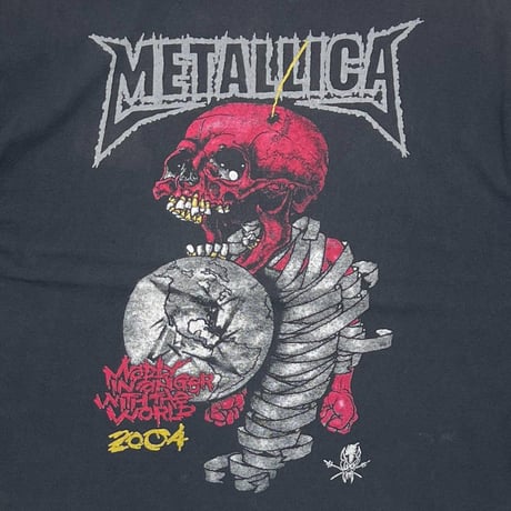 METALLICA 2004 TOUR PUSHEAD BOOTLEG DELTA XL 5101