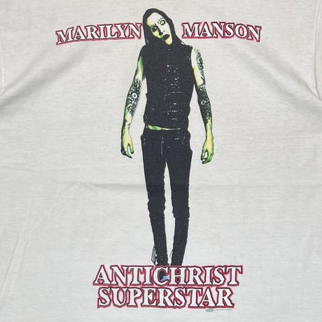 MARILYN MANSON ANTICHRIST SUPERSTAR RINGER MANSON TAG XL 1940