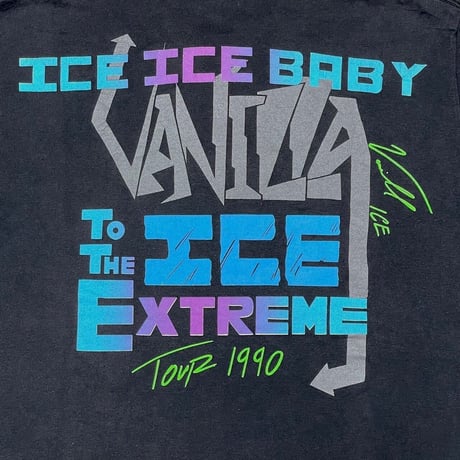 VANILLA ICE TO THE EXTREME TOUR 1990 TEE JAYS XL 2082