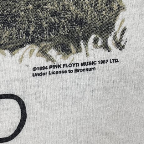 PINK FLOYD EUROPEAN TOUR 1994 DIVISION BELL WHITE FITS XL 9511