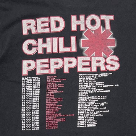 RED HOT CHILI PEPPERS 2006 FRONT LOGO FITS LARGE 3890