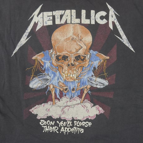 METALLICA PUSHEAD 1989 DORIS EURO FITS LARGE 0771