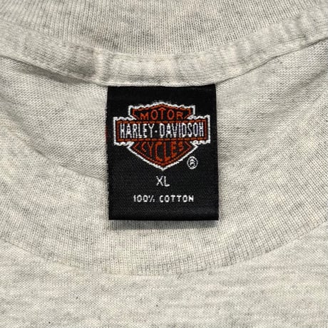HARLEY DAVIDSON 1990 ORANGE EMBLEM OATMEAL XL 5500