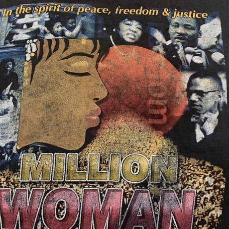 MILLION WOMAN MARCH OCTOBER 25,1997 RAP TEE FITS XL 9591