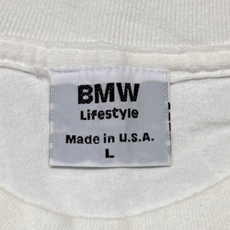 BMW EMBLEM The ultimate driving machine WHITE LARGE 5101