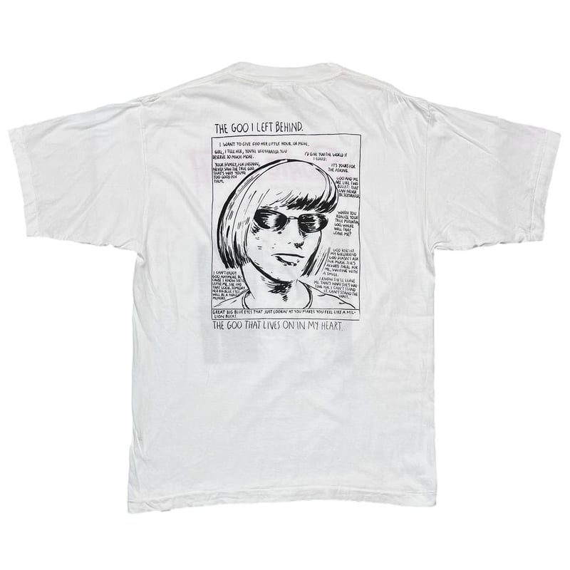 SONIC YOUTH THE GOO I LEFT BEHIND WHITE EURO LA