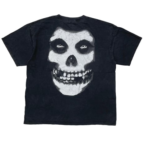 MISFITS Y2K 2006 GREEN HUGE SKULL XL 8227