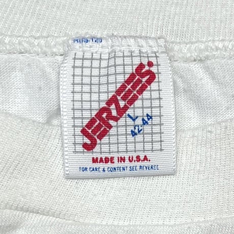 Sid Vicious THE REAL Sid AND Nancy WHITE JERZEES LARGE 6511