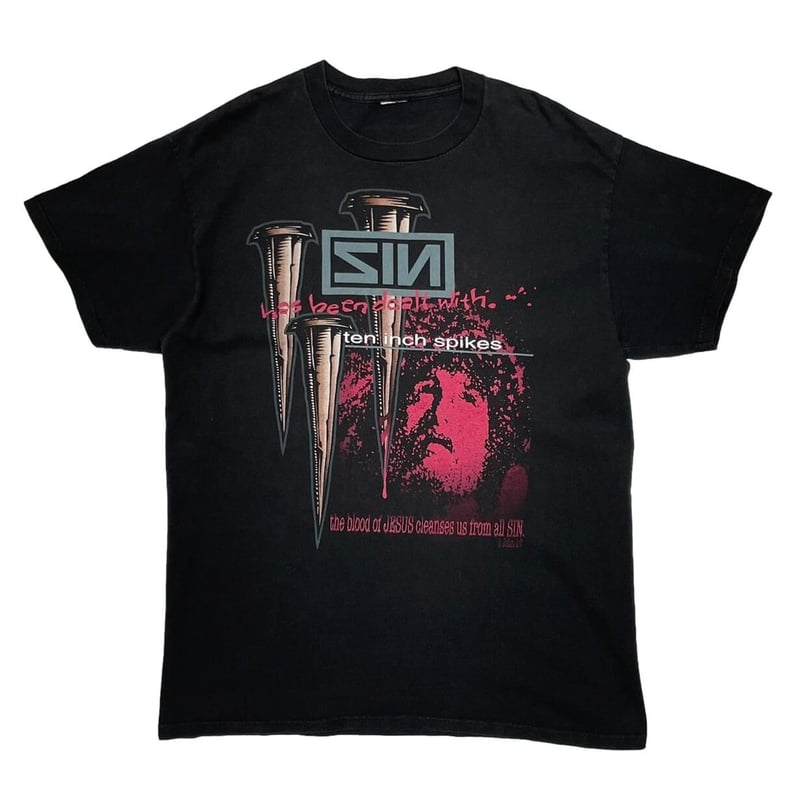 OLD & VINTAGE JESUS CHRIST SIN TEE NINE INCH NA