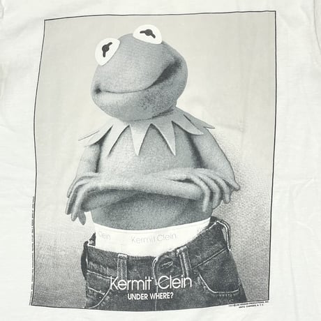KERMIT CALVIN KLEIN PARODY WHITE CHANGES XL 5747
