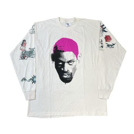 DENNIS RODMAN BIG HEAD TATOO LS TEE NATURAL XL 3110
