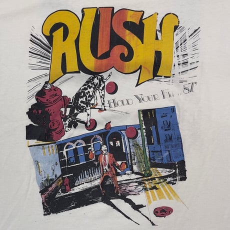 RUSH 1987 HOLD YOUR FIRE US TOUR HANES XL 5118