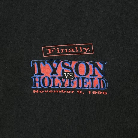 TYSON vs HOLYFIELD 1996 FINALLY MATCH MGM XL 2350