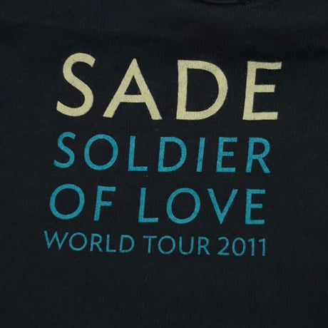 SADE SOLDIER OF LOVER 2011 TOUR XL FITS SMALL 8418