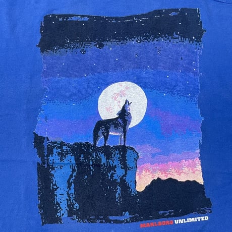 Marlboro UNLIMITED COYOTE POCKET TEE BLUE FITS XL 4