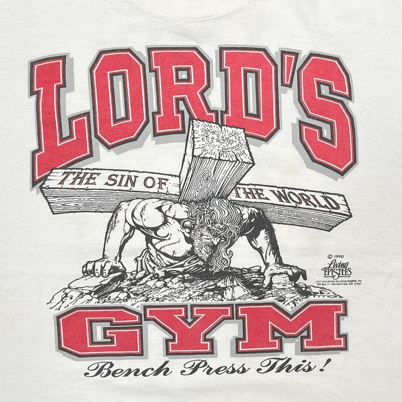 LORD'S GYM HIS PAIN YOUR GAIN WHITE TENNESSEE R