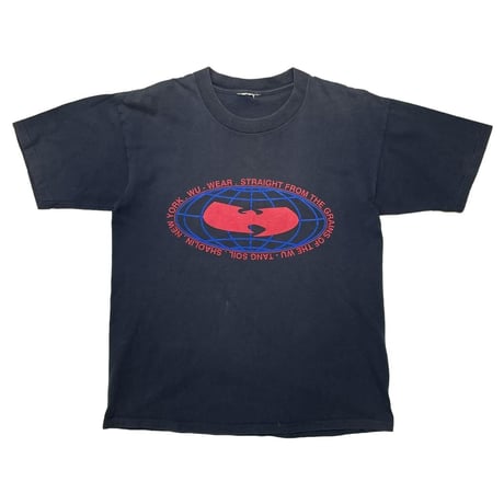 WU-TANG CLAN WU-WEAR LOGO TEE RED NAVY MEDIUM 6380