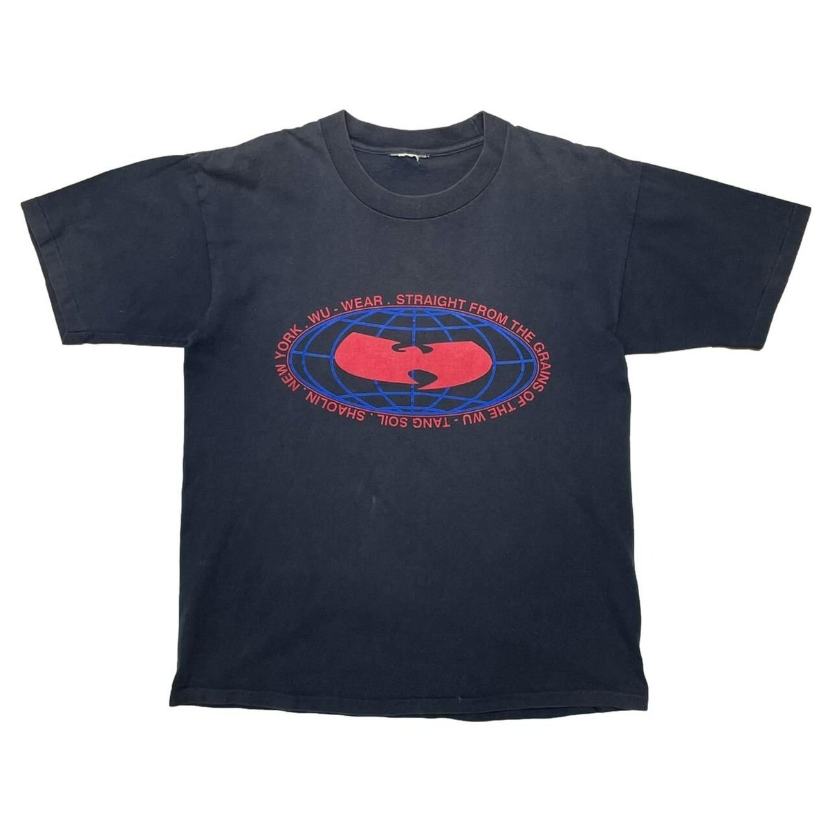 WU-TANG CLAN WU-WEAR LOGO TEE RED NAVY MEDIUM 6