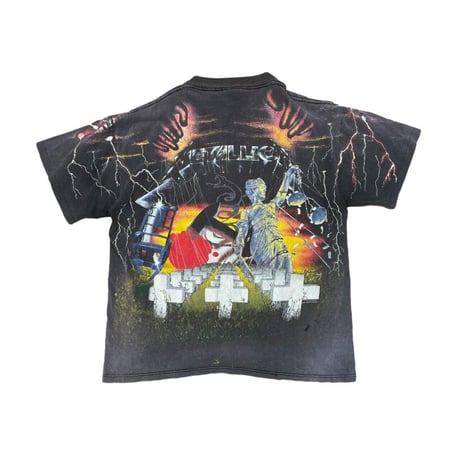 METALLICA 1991 ALL OVER PRINT TEE BLOCKUM LARGE 2649