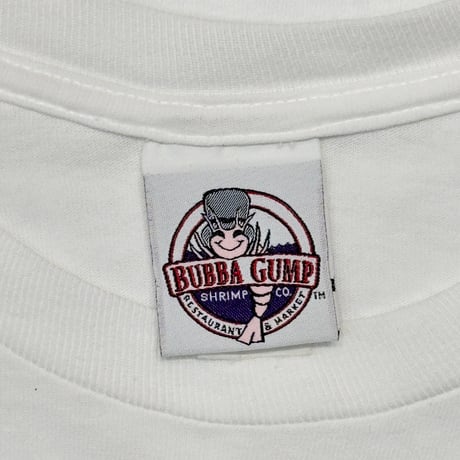 FORREST GUMP BUBBA GUMP SHRIMP NEW ORLEANS WHITE FITS LARGE 5013
