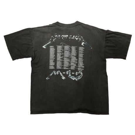 METALLICA SQUARE MEMBER FACE 1991-93 TOUR TEE XL 6474