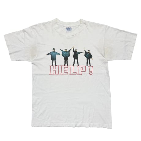 THE BEATLES HELP I NEED SOMEBODY! MEMBER WHITE GILDAN LARGE 8089