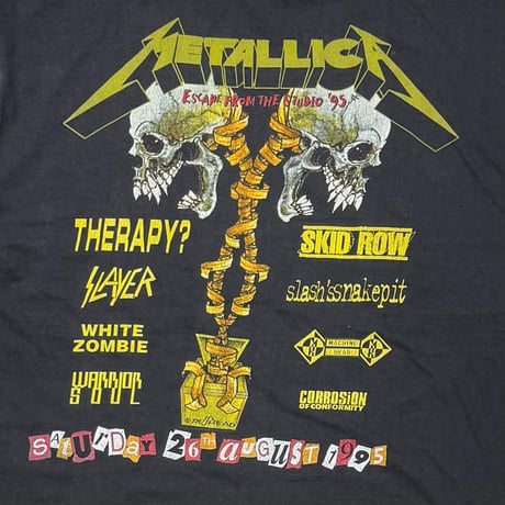 METALLICA PUSHEAD DONINGTON 1995 EURO XL 4959