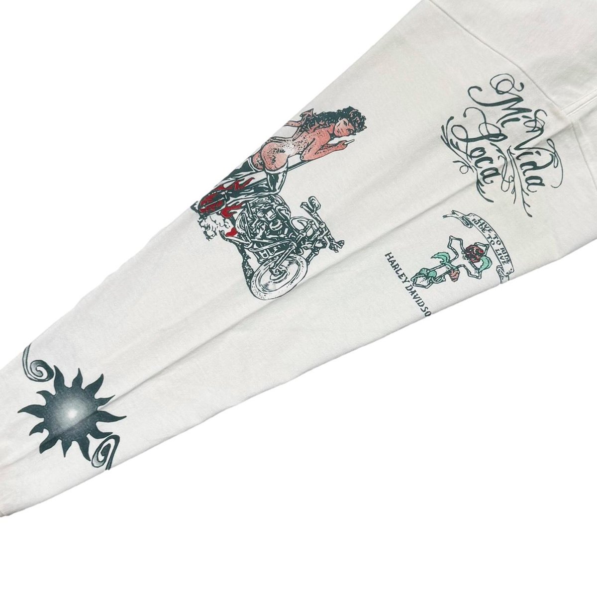 DENNIS RODMAN TATTOO LS WHITE XL 0467 | greatLA