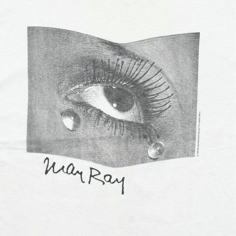 MAN RAY GLASS TEARS WHITE HANES XL 0162