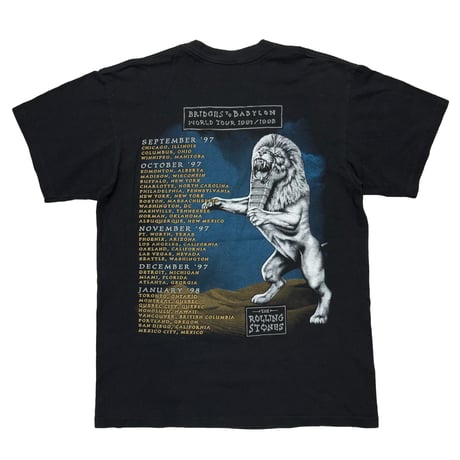 THE ROLLING STONES BRIDGES TO BABYLON ANVIL LARGE BLACK 6090