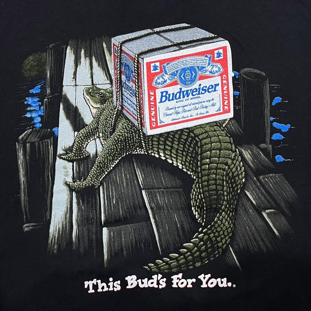 Budweiser 1996 FROGS & CROCODILE TULTEX XL 3235