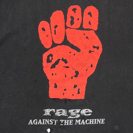 RAGE AGAINST THE MACHINE FIST MOLOTOV GINAT BY TULTEX LARGE 7867 BORO