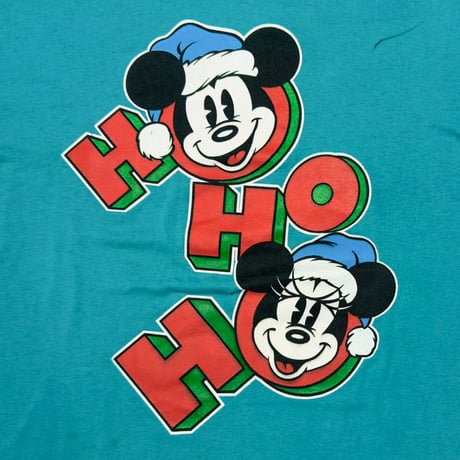 DISNEY VINTAGE MICKEY MINNIE MOUSE TURQUOISE FITS XL 3291