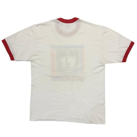 SONIC YOUTH Jane Birkin RINGER RED/WHITE SOFFE SHIRTS LARGE 7220
