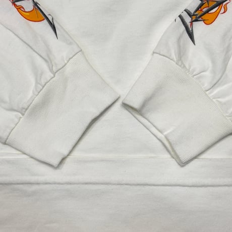 METALLICA 2004 SAN FRANCISCO FLAME LS WHITE ALSTYLE LARGE 3357