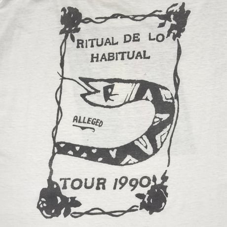 JANE'S ADDICTION 1990 RITUAL DE LO HABITUAL TOUR WHITE FITS LARGE 2156