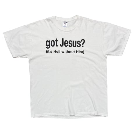 OLD&VINTAGE GOT JESUS? JERZEES LARGE 1644