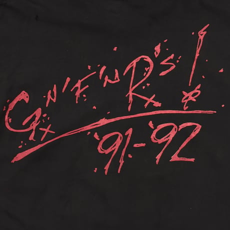 GUNS N' ROSES 1991-1992 NAKED GIRL RIDING GUN BROCKUM LARGE 6211