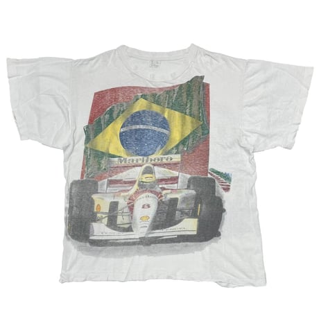 Marlboro RACING BRAZILIAN FLAG WHITE XL