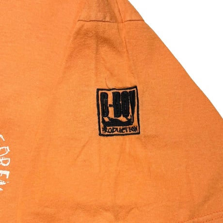 D-BOY RECORDS ITALIAN HARDCORE FOREVER ORANGE FITS LARGE 0866